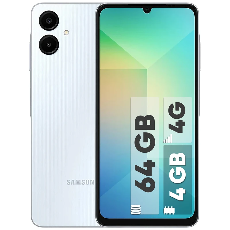 گوشی موبایل سامسونگ مدل A06 ظرفیت 128 گیگابایت رم 4