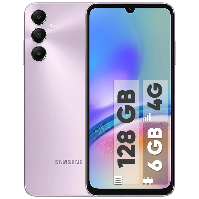 گوشی موبایل سامسونگ مدل A05S ظرفیت 128 گیگابایت رم 6